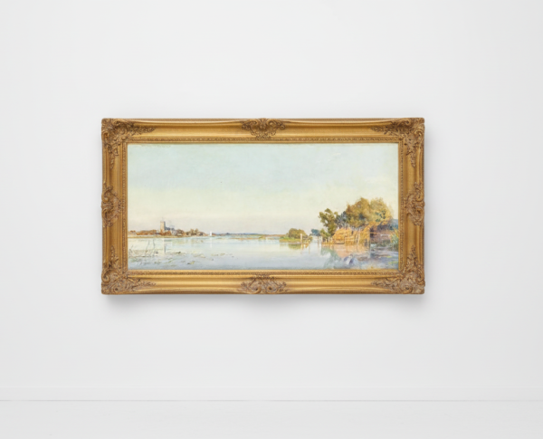 Christ Church Ferry by Frederick George Cotman Original Oil Painting Reproduction - GFM Painting