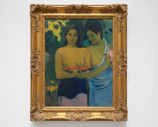 Two Tahitian Women by Paul Gauguin Original Oil Painting Reproduction - GFM Painting