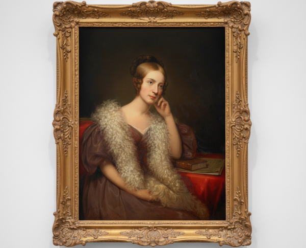 Caroline Louisa Pratt Bartlett by Rembrandt Peale Original Oil Painting Reproduction - GFM Painting