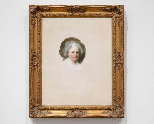 Martha Washington by Rembrandt Peale Original Oil Painting Reproduction - GFM Painting