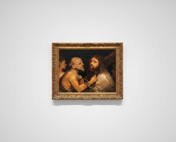 Christ Carrying the Cross by Tiziano Vecelli Original Oil Painting Reproduction - GFM Painting