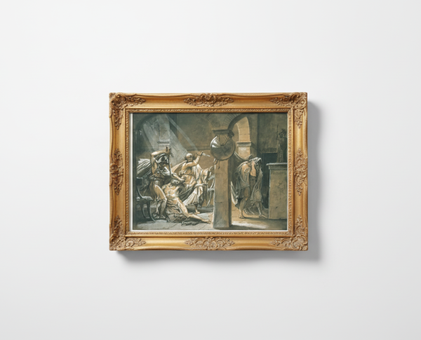 The Death of Timophanes by Antoine-Jean Gros Original Oil Painting Reproduction - GFM Painting