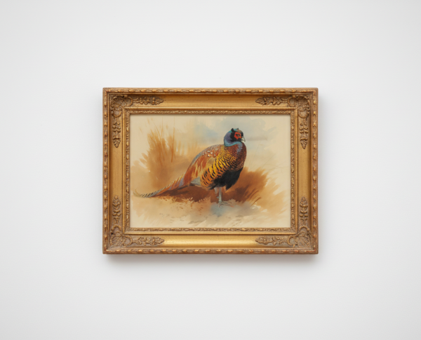 Study of a cock pheasant by Archibald Thorburn Original Oil Painting Reproduction - GFM Painting