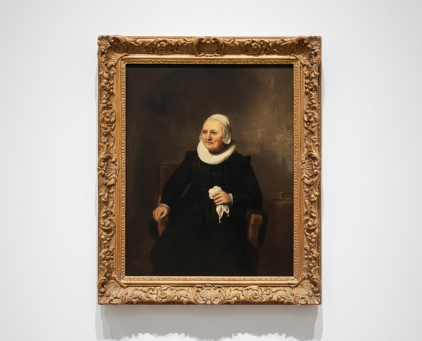 Portrait of a Seated Woman with a Handkerchief by Carel Fabritius Original Oil Painting Reproduction - GFM Painting