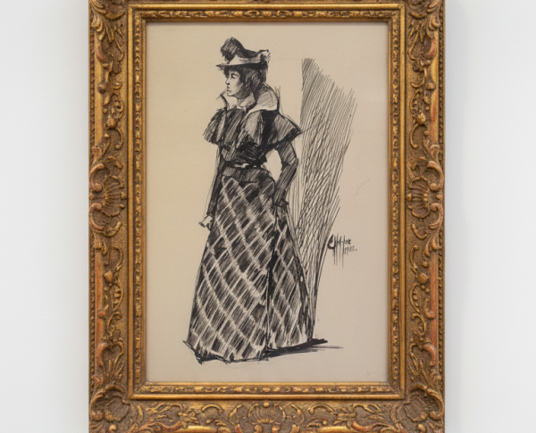 Study of a Standing Woman by Edward Hopper Original Oil Painting Reproduction - GFM Painting