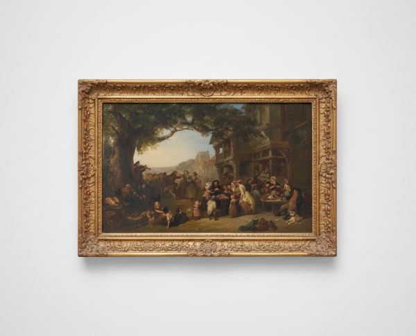 The Village Holiday by Frederick Goodall Original Oil Painting Reproduction - GFM Painting