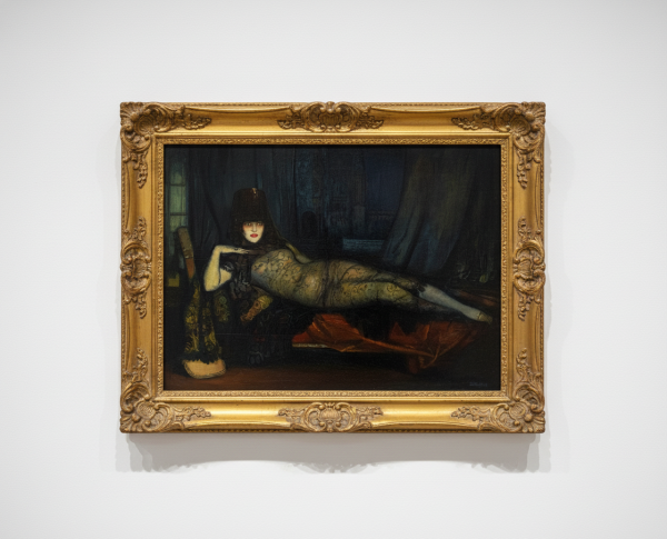 Maja Maldita by Federico Beltran Masses Original Oil Painting Reproduction - GFM Painting