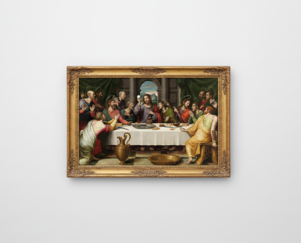 The Last Supper (2) 1560s by Spanish Renaissance Original Oil Painting Reproduction - GFM Painting