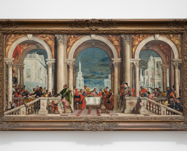 The Feast in the House of Levi by Renaissance Original Oil Painting Reproduction - GFM Painting