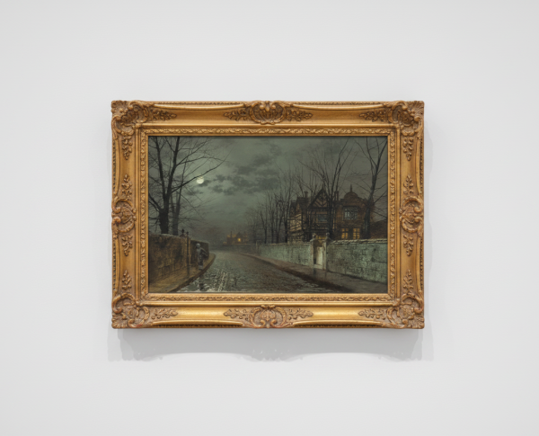 Old English House by Moonlight by Aestheticism Original Oil Painting Reproduction - GFM Painting