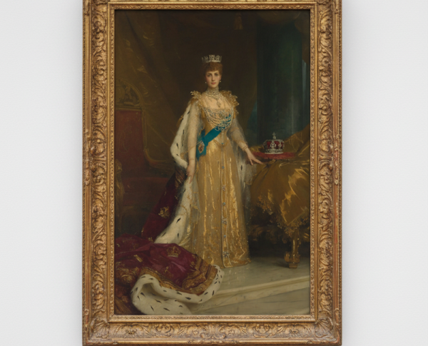 Queen Alexandra (1844-1925) by Social Realism Original Oil Painting Reproduction - GFM Painting