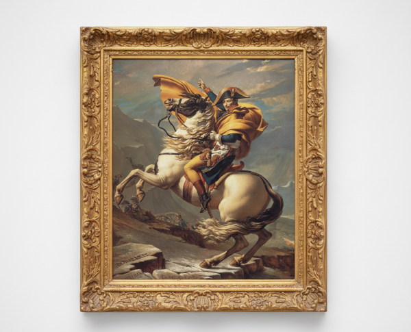 Napoleon Crossing the Alps by Neoclassical Academic Realism Original Oil Painting Reproduction - GFM Painting