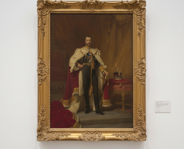 King George V (1865-1936) by Social Realism Original Oil Painting Reproduction - GFM Painting