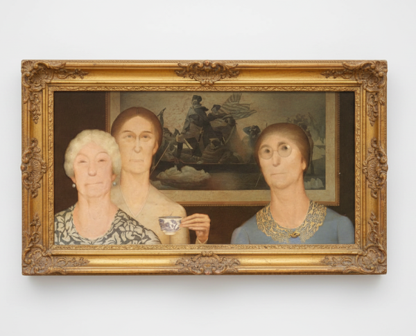 Daughters of Revolution by American Regionalism Original Oil Painting Reproduction - GFM Painting