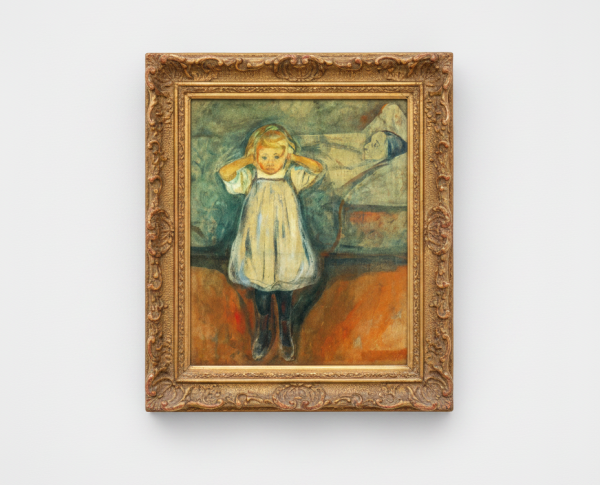 Death and the Child by Expressionism Original Oil Painting Reproduction - GFM Painting