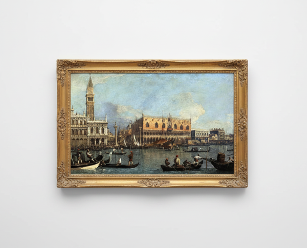 Ducal Palace, Venice, c.1755 by Rococo Original Oil Painting Reproduction - GFM Painting