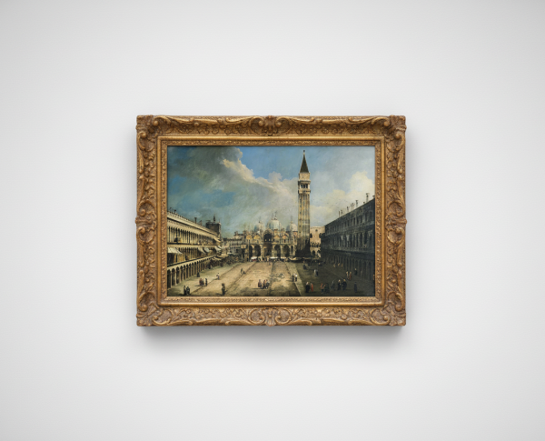 The Piazza San Marco in Venice by Rococo Original Oil Painting Reproduction - GFM Painting