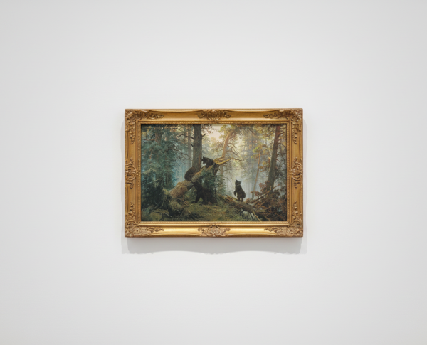 Morning in the Pine-tree Forest by Realism Original Oil Painting Reproduction - GFM Painting
