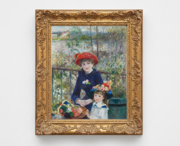 Two Sisters Aka On The Terrace by Impressionism Original Oil Painting Reproduction - GFM Painting