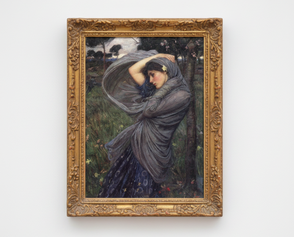Boreas 1903 by Pre-Raphaelites Original Oil Painting Reproduction - GFM Painting