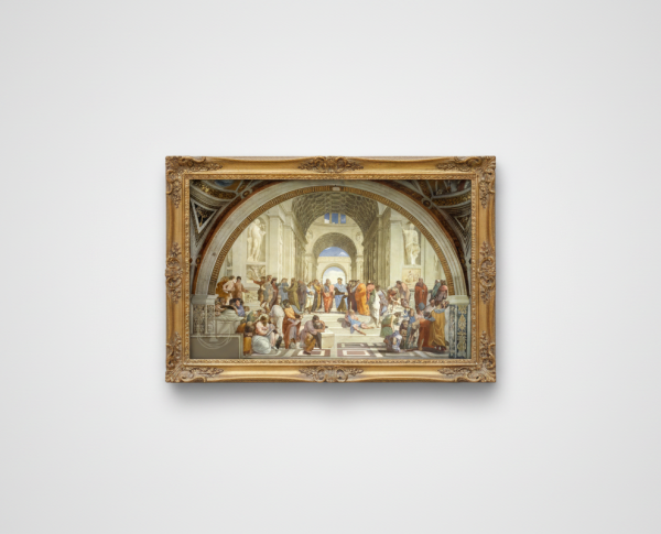 The School of Athens (from the Stanza della Segnatura) by High Renaissance Original Oil Painting Reproduction - GFM Painting