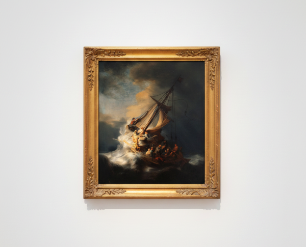 Christ In The Storm On The Sea Of Galilee by Dutch Golden Age Original Oil Painting Reproduction - GFM Painting