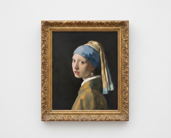 Girl with a Pearl Earring c. 1665 by Dutch Golden Age Original Oil Painting Reproduction - GFM Painting