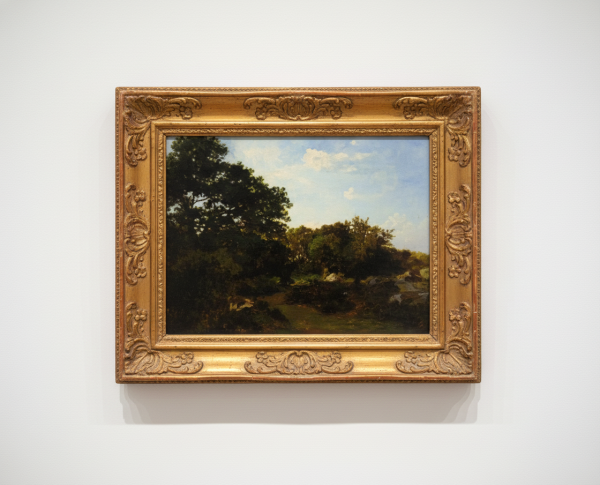 Forest of Fontainebleau by Frederic Bazille Original Oil Painting Reproduction - GFM Painting