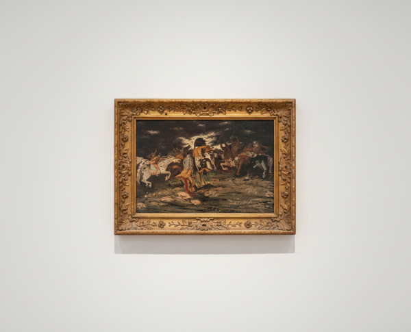 The battle of Lapiths and Centaurs by Giorgio de Chirico Original Oil Painting Reproduction - GFM Painting