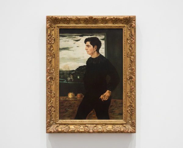 Portrait of Andrea, brother of the artist by Giorgio de Chirico Original Oil Painting Reproduction - GFM Painting