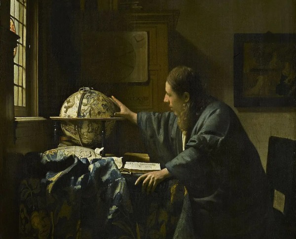 The Astronomer c. 1668 by Jan Vermeer Van Delft Original Oil Painting - GFM Painting