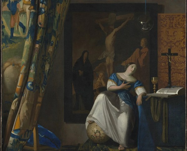 Allegory of the Catholic Faith by Jan Vermeer Van Delft Original Oil Painting - GFM Painting