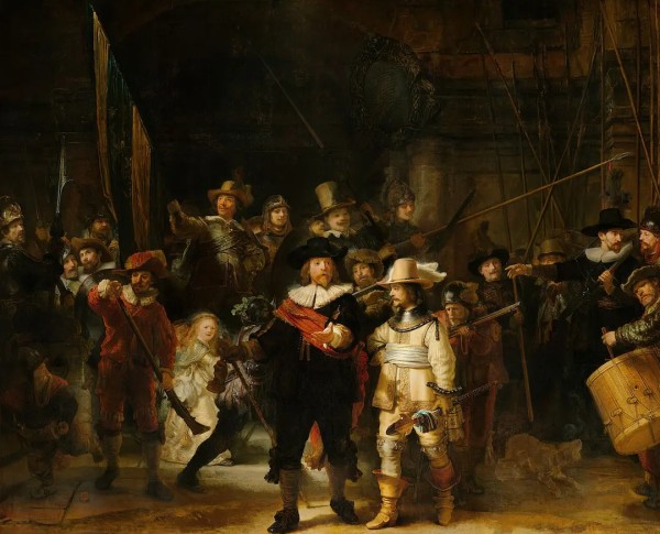 The Night Watch by Rembrandt Van Rijn Original Oil Painting - GFM Painting
