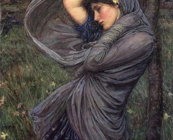 Boreas 1903 by John William Waterhouse Original Oil Painting - GFM Painting