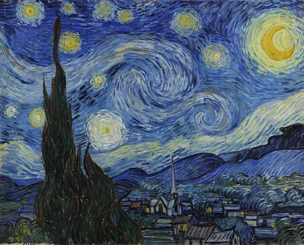Starry Night by Post-Impressionism Original Oil Painting - GFM Painting