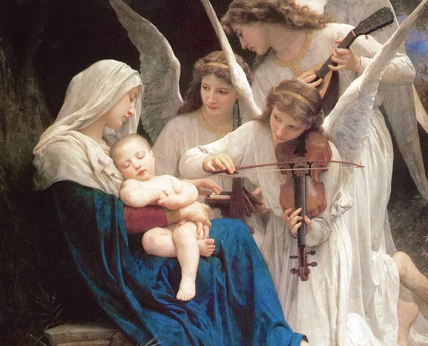 Song of the Angels by William-Adolphe Bouguereau Original Oil Painting - GFM Painting
