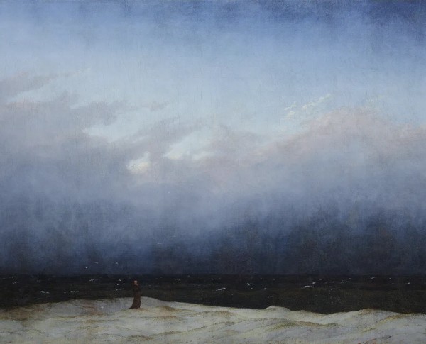 The Monk by the Sea by Caspar David Friedrich Original Oil Painting - GFM Painting