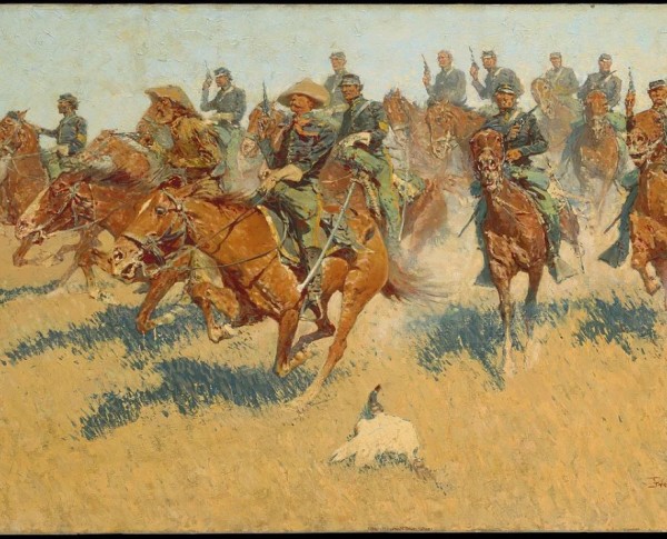 On the Southern Plains by Frederic Remington Original Oil Painting - GFM Painting