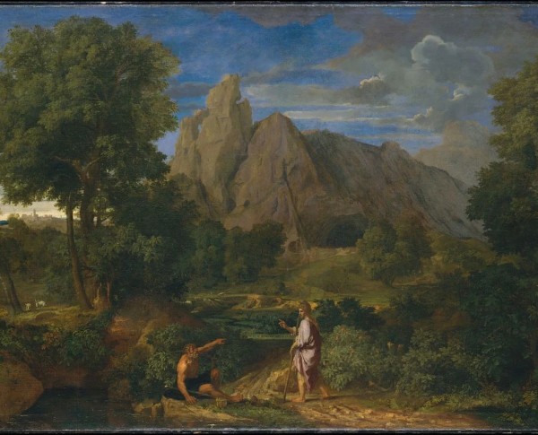 Mercury and Battus by Francisque Millet Original Oil Painting - GFM Painting