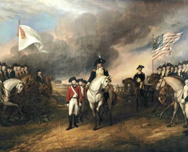 Surrender of Lord Cornwallis by John Trumbull Original Oil Painting - GFM Painting
