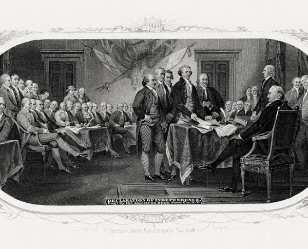 Declaration of Independence by John Trumbull Original Oil Painting - GFM Painting