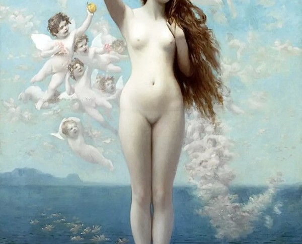Venus Rising by Jean-Léon Gérôme Original Oil Painting - GFM Painting