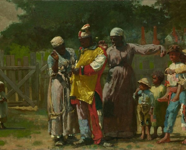 Dressing for the Carnival by Winslow Homer Original Oil Painting - GFM Painting
