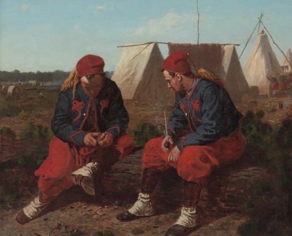 The Brierwood Pipe by Winslow Homer Original Oil Painting - GFM Painting