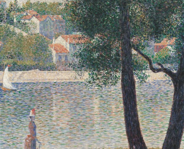 The Seine at Courbevoie by Georges Seurat Original Oil Painting - GFM Painting