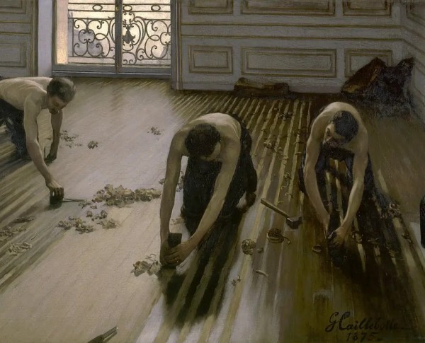 The Floor Scrapers 1875 by Gustave Caillebotte Original Oil Painting - GFM Painting