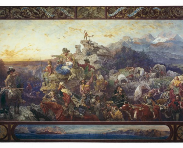 Westward the Course of Empire Takes Its Way by Emanuel Gottlieb Leutze Original Oil Painting - GFM Painting