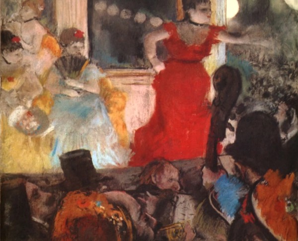 Le Café-concert aux ambassadeurs by Edgar Degas Original Oil Painting - GFM Painting
