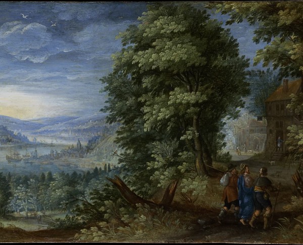 The Walk to Work by Jean-Francois Millet Original Oil Painting - GFM Painting