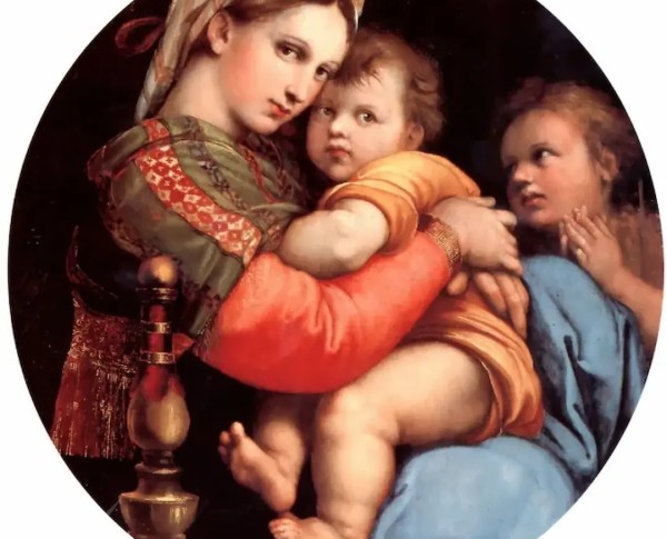 The Madonna Of The Chair by High Renaissance Original Oil Painting - GFM Painting